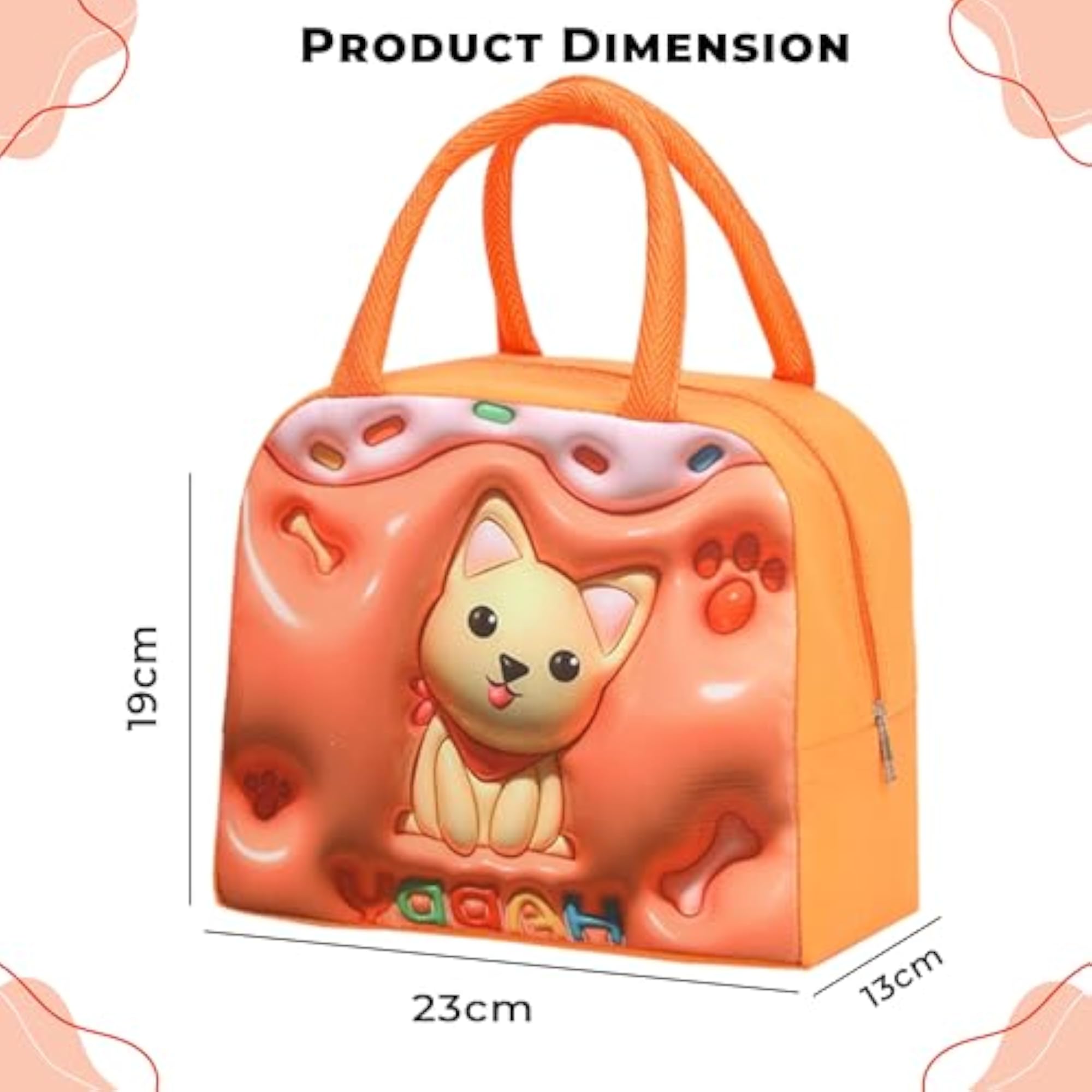 Compact Printed Tiffin Bag for Children